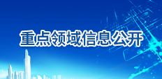 重點領域信息公開
